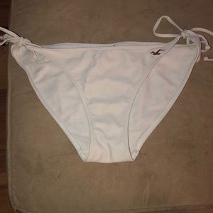 White bikini bottoms